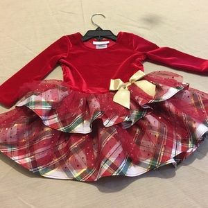 Bonnie Baby Sparkling Holiday Dress